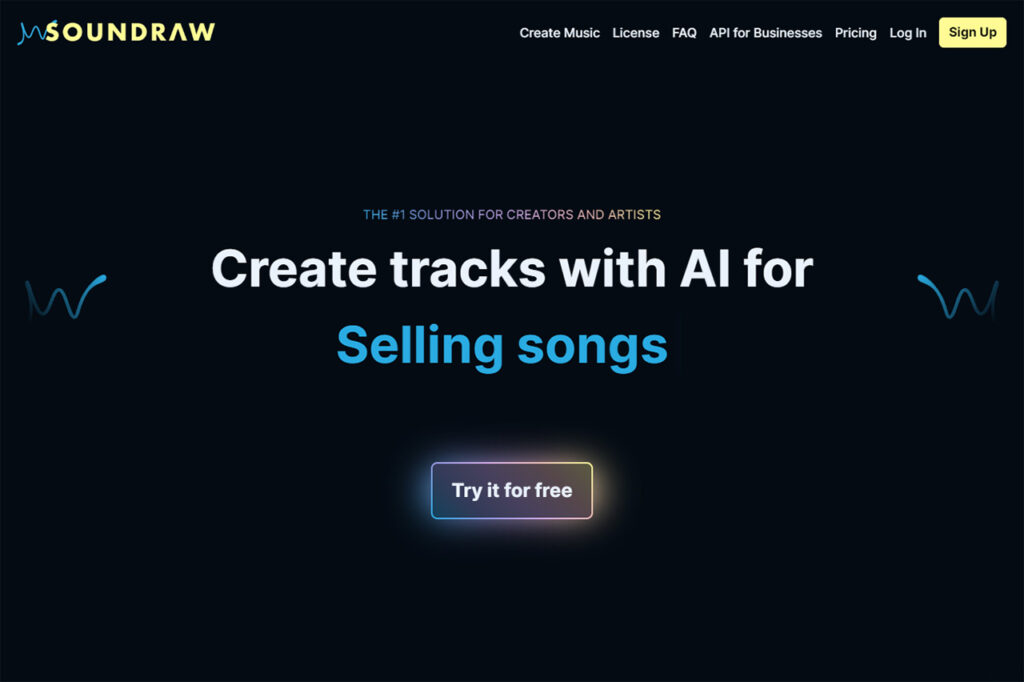 Soundraw Screenshot KI-Musikgenerator